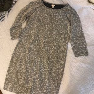 Grey quarter sleeve dress